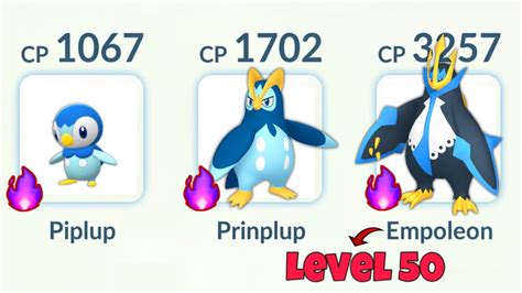 empoleon evolution level.